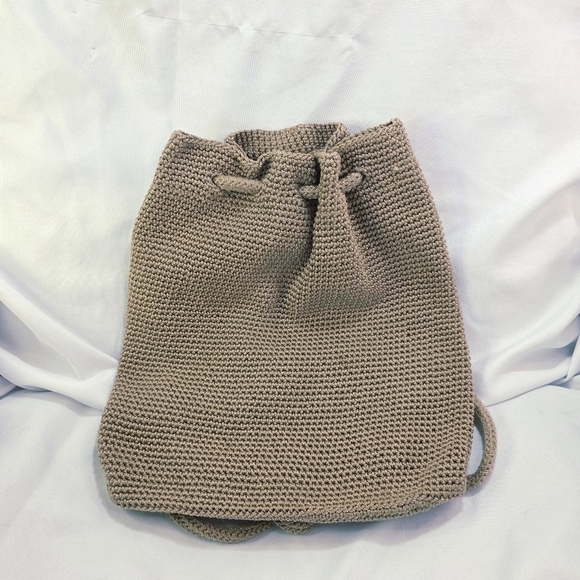 The Sak Y2K Crochet Backpack Boho Festival Brown 12 x 12 Inch - Picture 10 of 10